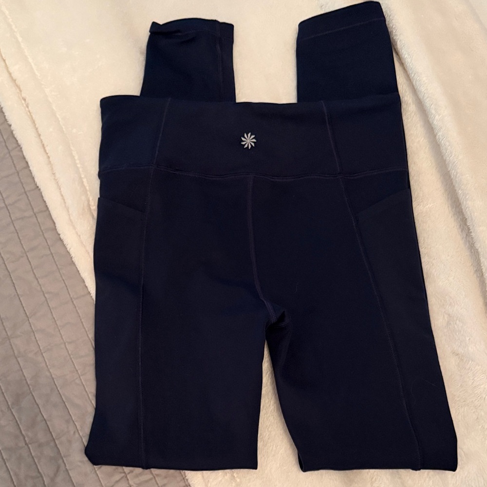Athleta Navy Kids High-Waist Performance Leggings